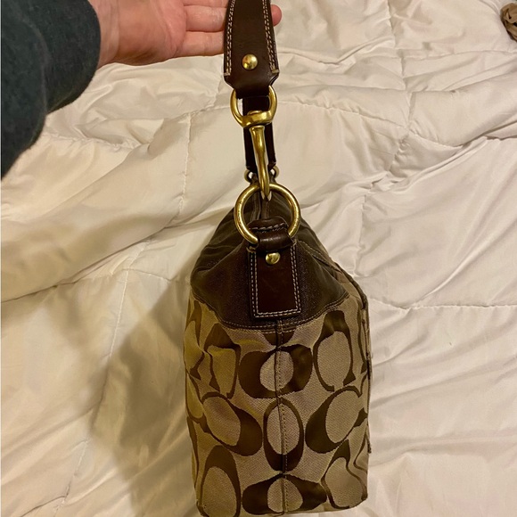 3-piece’s !!! Authentic Coach purse, Authentic Genuine leather wallet & wristlet - Picture 13 of 16